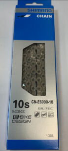 ŁAŃCUCH ROWEROWY SHIMANO CN-E6090-10 10/ (5,9 - 6,2 mm)